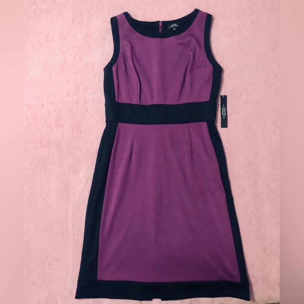 🆕 Tahari ASL Dress 💜🖤 - Picture 14 of 15